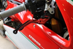 Μανέτα Φρένου Ducati Panigale Multistrada Monster Streetfighter Supersport Diavel Hyper MG Biketec Δεξιά Σπαστή Κόκκινη
