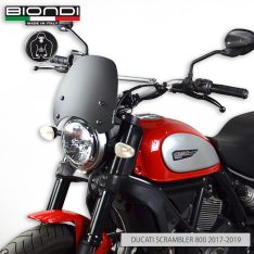 Biondi Ζελατίνα Κοντή Sport Ducati Scrambler 800 1100 400 Μαύρη Ματ 26x27cm