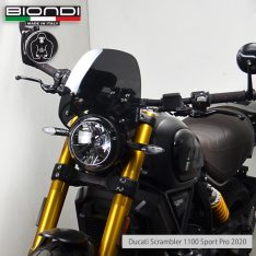 Biondi Ζελατίνα Κοντή Sport Ducati Scrambler 800 1100 400 Σκούρο Φιμέ 26x27cm