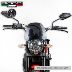 Biondi Ζελατίνα Κοντή Sport Ducati Scrambler 800 1100 400 Σκούρο Φιμέ 26x27cm