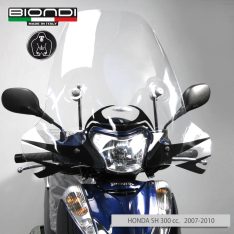 Biondi Ψηλή Ζελατίνα Honda SH 300 2007-2010 Διάφανη 70x72cm