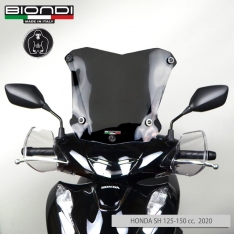 Biondi Ζελατίνα Κοντή Honda SH 150 2020-2024 Σκούρο Φιμέ 37x40cm