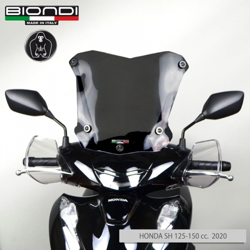 Ζελατίνα SH 150 2020-2021 Honda Biondi Κοντή Σκούρο Φιμέ 37x40cm