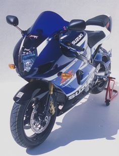 Ζελατίνα GSXR 1000 Κουρμπαριστή Ermax 2003-2004 Suzuki Σκούρο Φιμέ