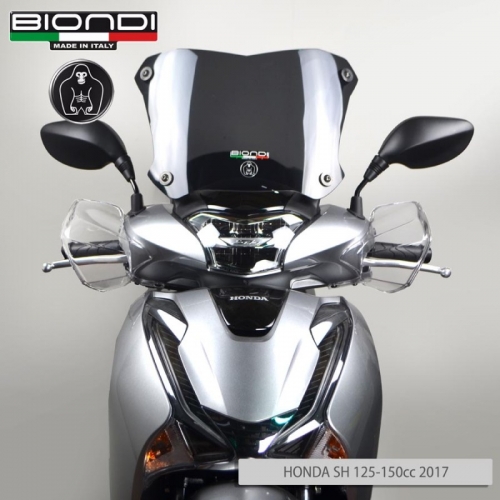 Biondi Ζελατίνα Κοντή Honda SH 150 2017-2019 Σκούρο Φιμέ 28x40cm