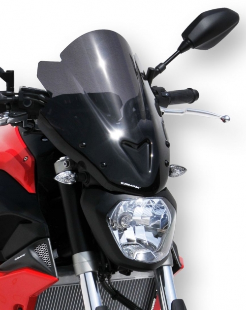 Ζελατίνα MT 07 Ermax Κοντή 2014-2017 Yamaha Σκούρο Φιμέ 39cm
