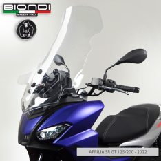 Biondi Ψηλή Ζελατίνα Aprilia SR GT 200 2022-2024 Διάφανη 73x54cm