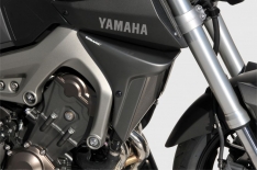 Αεραγωγοί Ψυγείου MT 09 Ermax 2014-2016 Yamaha Μαύροι