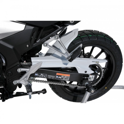 Φτερό Πίσω Τροχού CB 500 X Ermax 2019-2022 Honda Μαύρο Άβαφο Πλαστικό