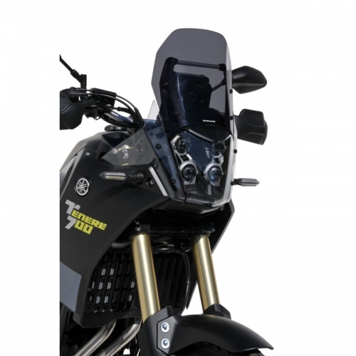 Ζελατίνα Tenere 700 Ermax Κοντή 2019-2022 Yamaha Σκούρο Φιμέ