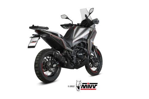 Mivv Suono Τελικό Εξάτμισης Moto Morini X Cape 650 2022-2024 Μαύρη Ανοξείδωτη