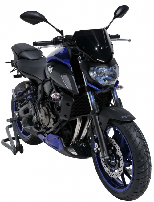 Ζελατίνα MT 07 Ermax Κοντή 2018-2020 Yamaha Σκούρο Φιμέ 26cm