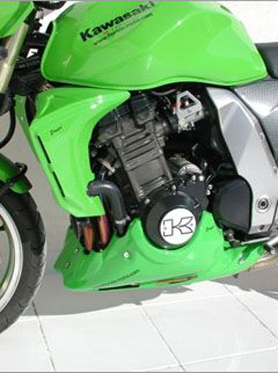 Αεραγωγοί Ψυγείου Z 1000 Ermax 2003-2006 Kawasaki Μαύροι