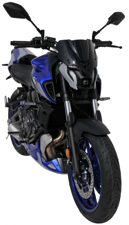 Ζελατίνα MT 07 Ermax Κοντή 2021-2022 Yamaha Σκούρο Φιμέ 25cm