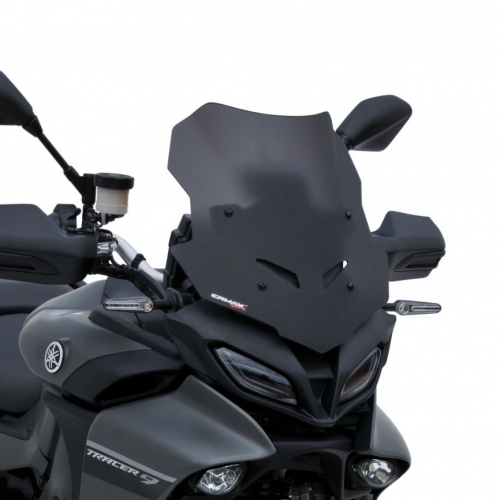 Ζελατίνα Tracer 9 Ermax Κοντή 2021-2022 Yamaha Σκούρο Φιμέ 35cm
