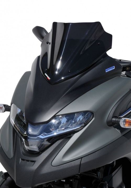Ζελατίνα Tricity 300 Ermax Κοντή 2020-2022 Yamaha Σκούρο Φιμέ 30cm