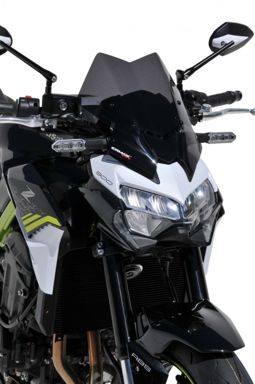Ζελατίνα Z 900 Ermax Sport Κοντή 2020-2022 Kawasaki Σκούρο Φιμέ 35cm