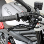 Μανέτα Φρένου Triumph Trident 660 2021-2023 MG Biketec Σπαστή Μαύρη