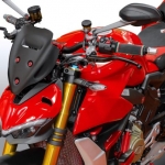 Ζελατίνα StreetFighter V4 / S 2020-2021 WRS Ducati Matt Black Sport