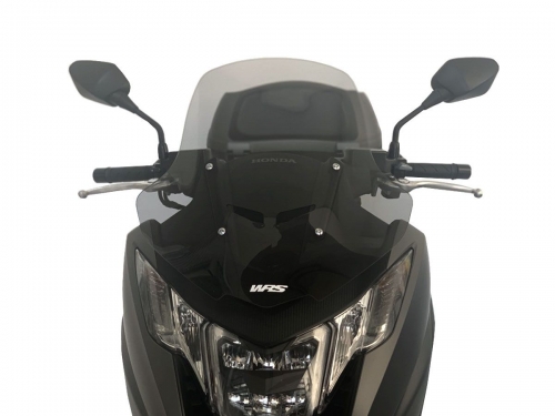 Ζελατίνα Integra 700/750 2012-2019 WRS Honda Smoke Κοντή