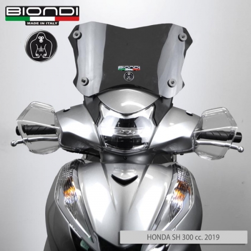 Ζελατίνα SH 300 2015-2019 Honda Biondi Κοντή Σκούρο Φιμέ 27x39cm