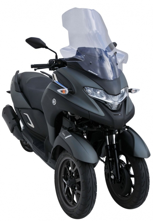 Ζελατίνα Tricity 300 Ermax Ψηλή 2020-2022 Yamaha Ελαφρώς Φιμέ 70cm